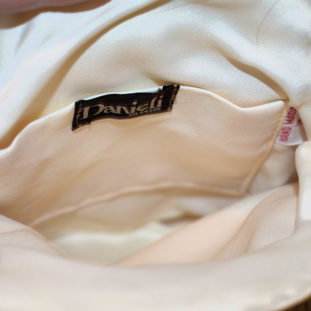 Danieli Creme Colored Beaded Evening Bag - Picture 6 of 6